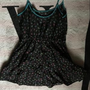 Forever 21 Boutique Black and Multicolored Paisley Dress